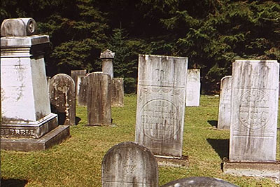 Salisbury Cemetery tombstones