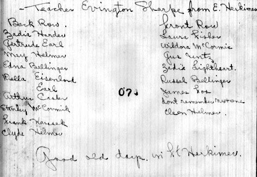 German Flatts School Children Names