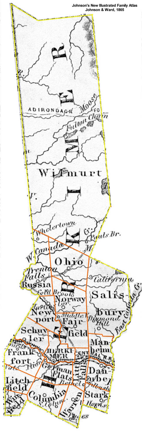1865 Montgomery County Map