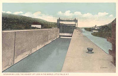 Erie Canal Lift Lock, Little Falls, N.Y.