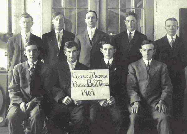 1909 Library Bureau Baseball Team