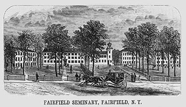 engraving of Fairfield Academy