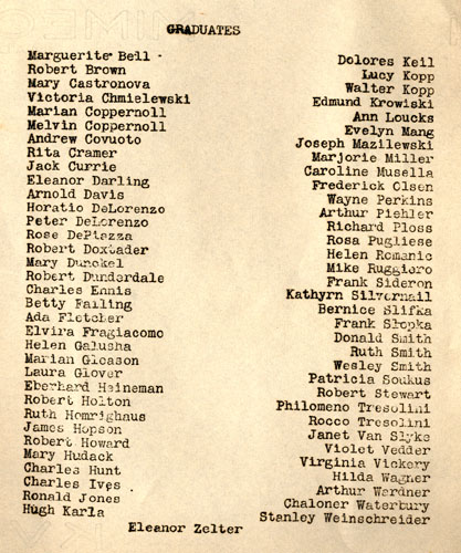 1935 Commencement Program Page 3