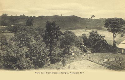 View East From Masonic Temple, Newport, N.Y.